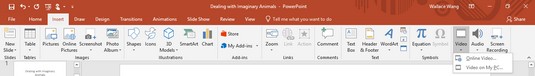 Как да добавяте филми към слайд на PowerPoint