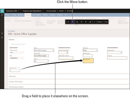 Dynamics 365 for Finance and Operations: Personalisering av D365O-brukergrensesnittet