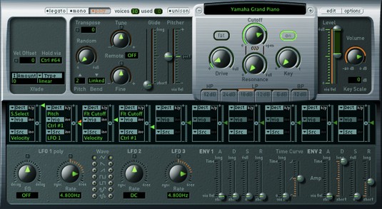 EXS24 Sampler në Logic Pro X