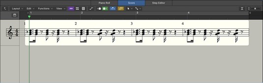 MIDI editory v Logic Pro X