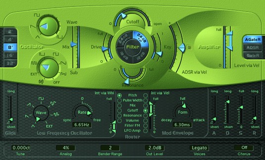 Explorant els sintetitzadors Logic Pro