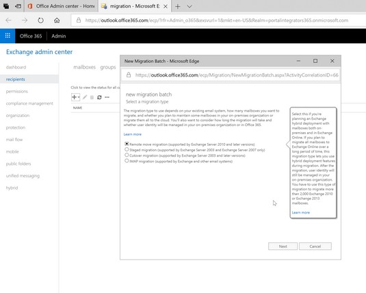 Migrering til skyen med Office 365