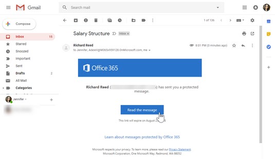 E-mail Office 365: Šifrovanie a zabezpečenie správ