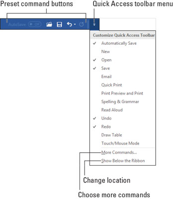 Ako prispôsobiť panel s nástrojmi Rýchly prístup programu Microsoft Word 2019