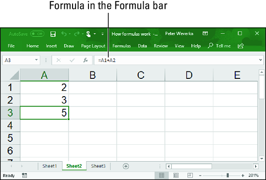 Hvordan Excel-formler fungerer