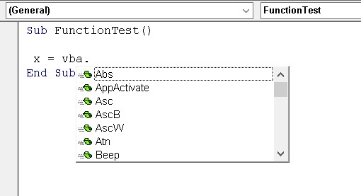 Kaip naudoti „Excel“ integruotas VBA funkcijas