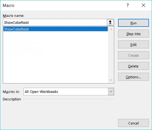 Именуване на подзаписи и функции на Excel VBA