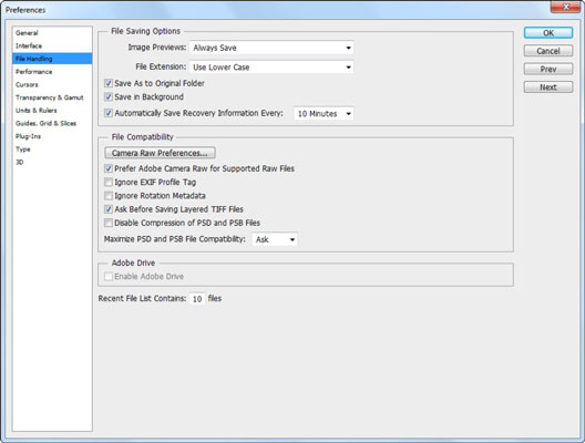 Як визначити, як Photoshop CS6 обробляти ваші файли
