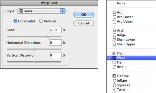 Kako deformirati tip v Photoshopu CS6