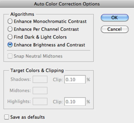 Com configurar les opcions de correcció automàtica del color a Photoshop CS6