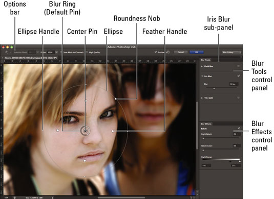 Si të punoni me Galerinë e Re Blur në Photoshop CS6