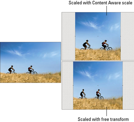 Hvernig á að nota Content Aware Scaling í Photoshop CS6