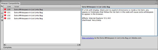 Com comprovar la compatibilitat CSS a Adobe Dreamweaver CS6