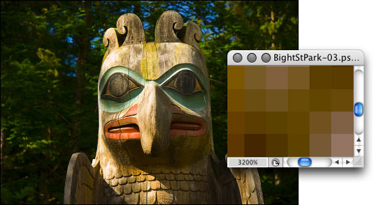 Photoshop CC: Pixels sande natur