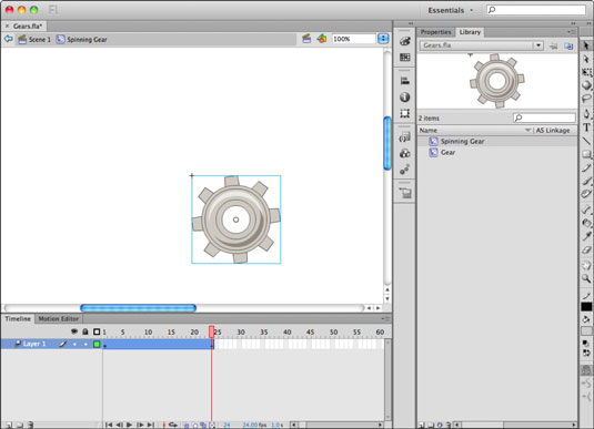 Filmiklippide loomine ja paigutamine rakenduses Adobe Flash CS6