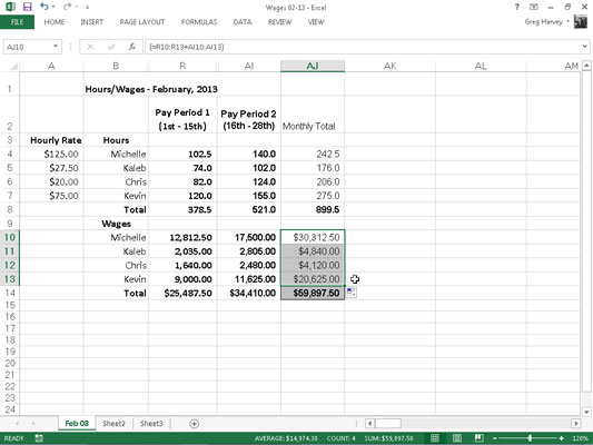 Com crear fórmules de matriu a Excel 2013