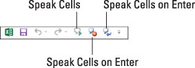 Уклоните грешке са текстом у говор у програму Екцел 2013