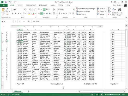 Sukurkite savo individualizuotą „Excel 2013“ antraštę arba poraštę