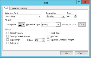 Kā mainīt teksta izskatu programmā PowerPoint 2013