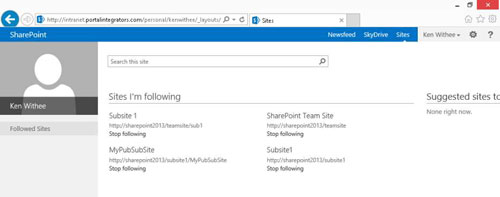 Slik sporer du favorittnettstedene dine i SharePoint