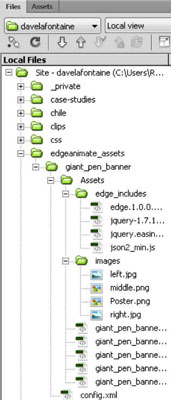 Ako používať súbory Adobe Edge Animate v aplikácii Dreamweaver