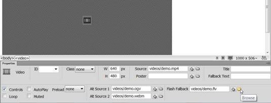 Kako umetnuti audio i video datoteke u Dreamweaver