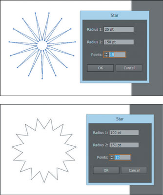 De grundläggande formverktygen i Illustrator CC