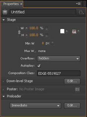 Πώς να αλλάξετε το μέγεθος του Adobe Edge Animate Stage