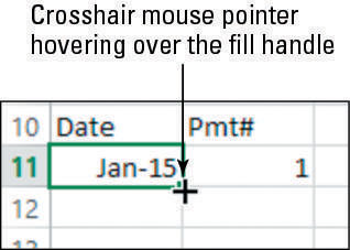 Automaatse täitmise kasutamine Excel 2013-s