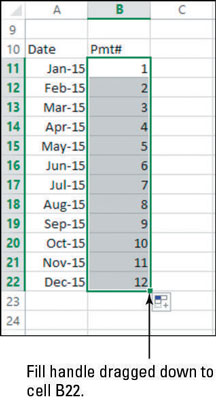 Automaattisen täytön käyttäminen Excel 2013:ssa