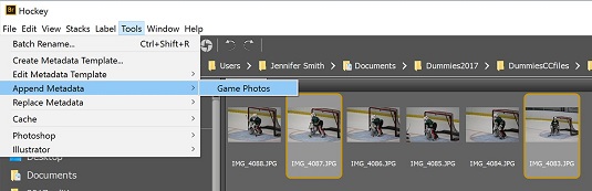 Sådan opretter du en Adobe Bridge CC-metadataskabelon