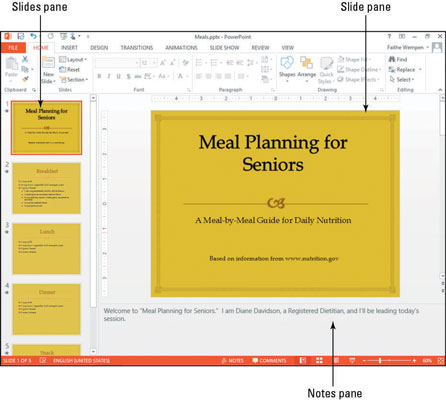 Mitä ruudut ovat PowerPoint 2013:ssa?