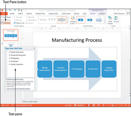 Kā modificēt SmartArt grafiku programmā PowerPoint