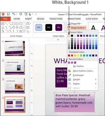 Как да приложите и премахнете граници в PowerPoint