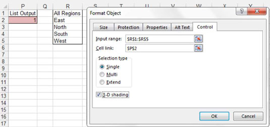 Brug List Box Control til dine Excel-dashboards