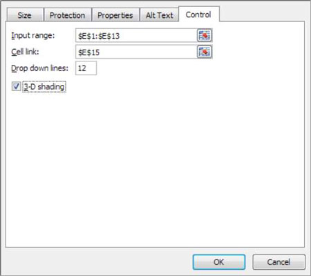 Brug Combo Box Control til dine Excel-dashboards