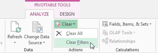 Kontingenčné pohľady zhora a zospodu v zostavách programu Excel