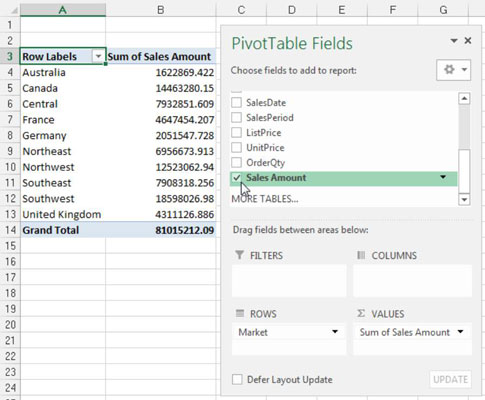 Excel-dashbord og -rapporter: Lag din første pivottabell