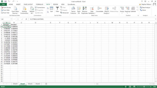 Ako používať nástroj t-test Data Analysis Tool v Exceli