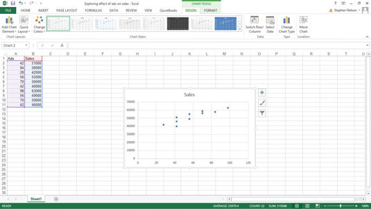 Com crear un diagrama de dispersió a Excel