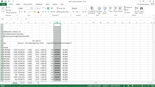 Com editar un llibre de treball importat a Excel