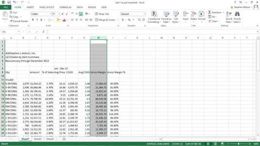 Com editar un llibre de treball importat a Excel