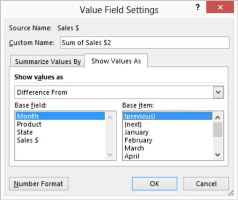 Hvordan lage egendefinerte beregninger for en Excel-pivottabell