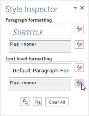 Ako zobraziť použité štýly v programe Word 2013