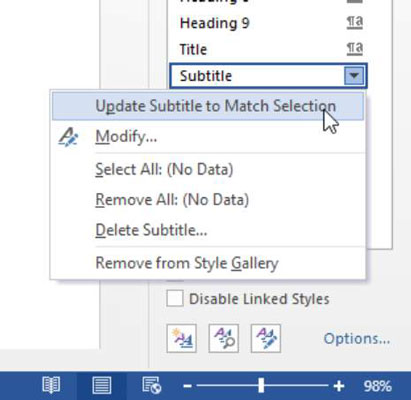 Com simplificar el format amb estils predefinits a Word 2013