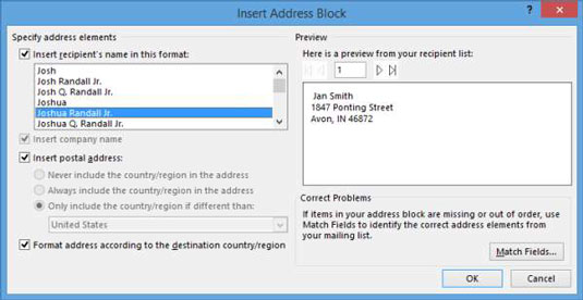 Com crear cartes combinades per correu Word 2013