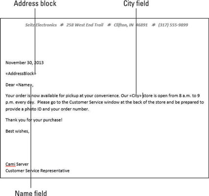 Com crear cartes combinades per correu Word 2013