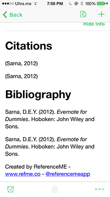 Hvordan fange opp referanser i Evernote på mobile enheter
