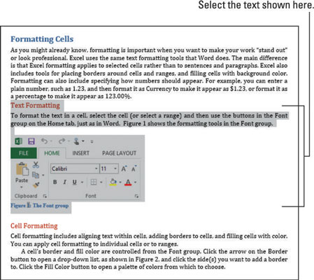 Hvordan legge ved en bildetekst til en figur i Word 2013