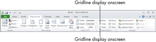 Jak použít mřížku nebo ohraničení v aplikaci Microsoft Excel